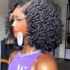 10" pixie curls wig with 5x5